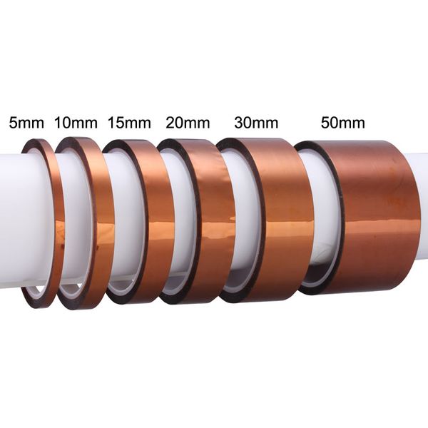 

5/10/15/20/30/50mm high temperature polyimide tape heat resistant adhesive insulation tape for bga pcb smt repair tools