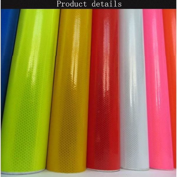 

high visibility microprism engineering roadway safety traffic signal reflective sheeting selfadhesive pvc film for road traffic warning sign