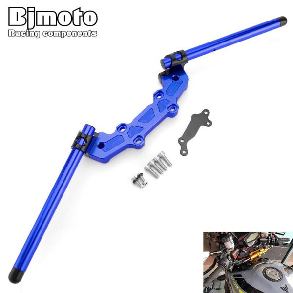 

for mt09 fz09 fz-09 mt-09 2013-2020 2020 2020 motorcycle clip on adjustable handlebars mt fz 09 handle bar with adapter