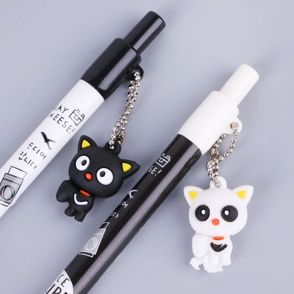 

2pcs 0.5mm cartoon cat pendant mechanical pencil plastic automatic pencils pen