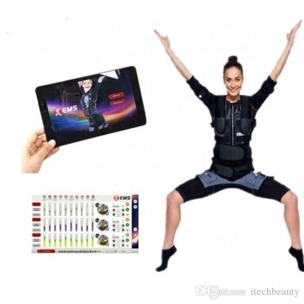 

электрический импульс мышц стимулятор машина брюшной мышцы стимулятор беспроводной bluetooth эмс фитнес оборудование xbody машина xems