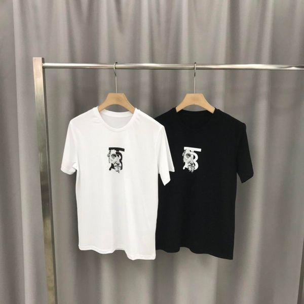 

luxury mens designer t shirts summer tshirt printing designer shirts hip short sleeve high funny minecraft pajamas a28, White