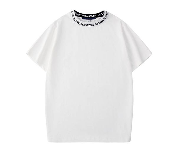 

20/lvs french fashion wild selling t-shirt luxury designer comfortable tshirt summer new classic couple t-shirts, White;black