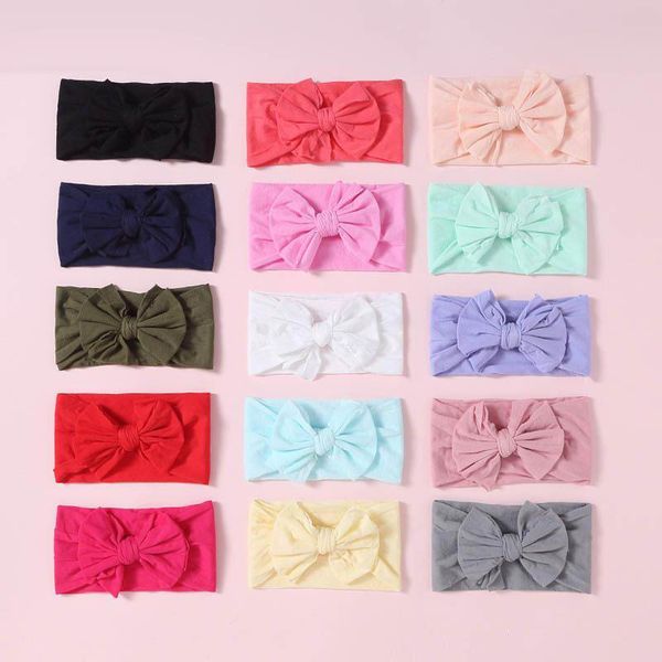 

diy nylon baby headbands hair bows designer headband soft girls designer headbands girls head bands kids hair accessories baby gift, Slivery;white