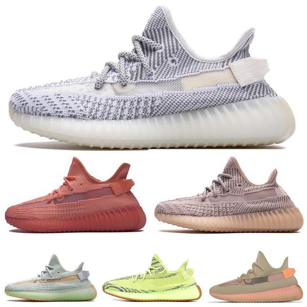 

shoes women men running shoe citrin cloud white reflective non-reflective glow synth antlia kanye west sport runner