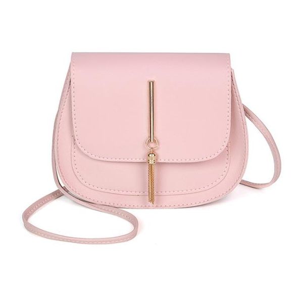 

2020 designer handbags tassel small round bag ladies crossbody female saddle bag