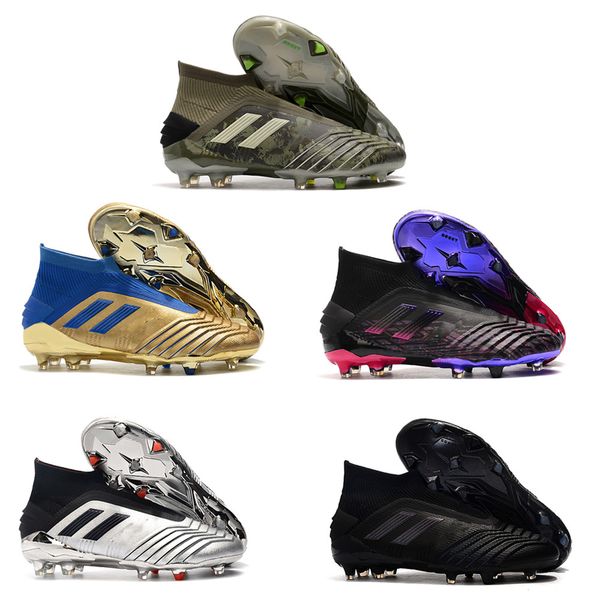 

2020 predator 19+ 19.1 fg pp paul pogba season 6 encryption code mens boys soccer football shoes 19+x cleats boots size 39-45