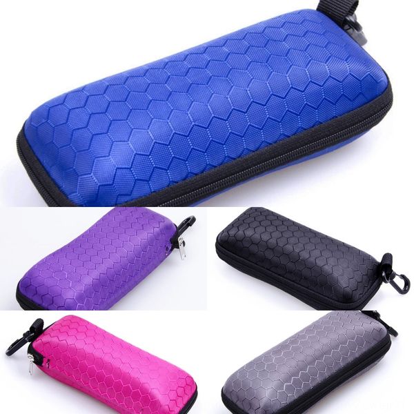

honeycomb sun eye zipper case sun glasses glasses case hard box