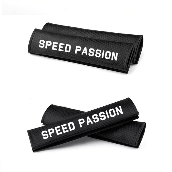 

muchkey 2pcs car seatbelt shoulder protection auto safety seat belt buckle clip padding reflective seatbelts car accessories