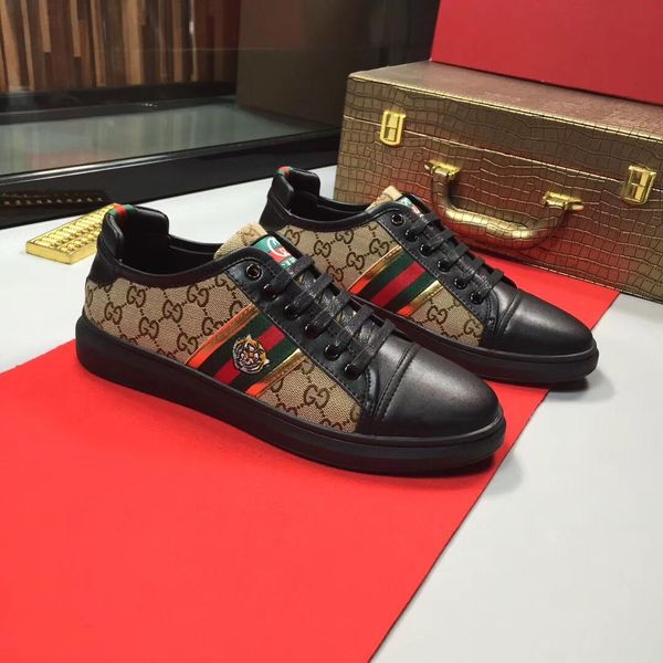 

Италия классические черные мужские туфли на открытом воздухе дышащая мужская спортивная обувь мода кружева мужская обувь оригинальная коробка быстрая доставка