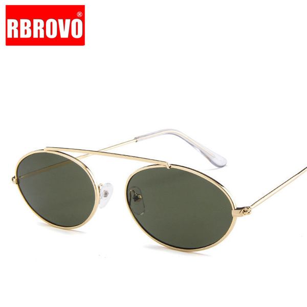 

rbrovo 2020 vintage pilot sunglasses women fashion metal round sun glasses for woman colorful alloy street beat oculos de sol, White;black