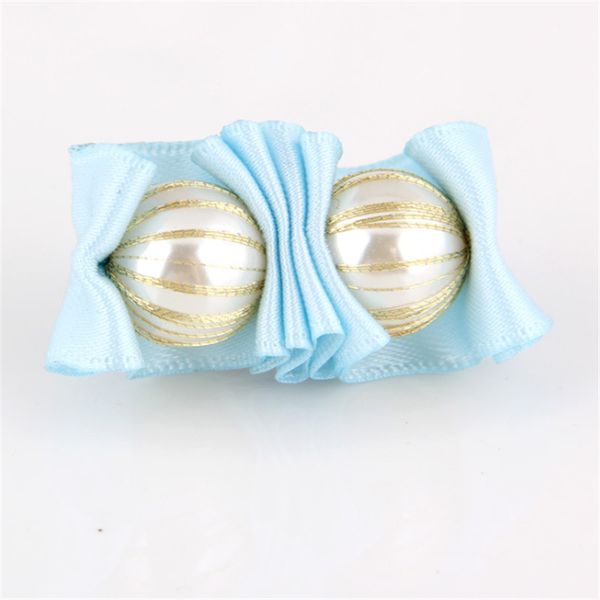 

ladies cloth art pearl fabric flower brooch pin cardigan shirt shawl pin professional coat badge wedding jewelry accessories, Gray