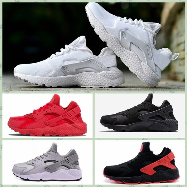 

nhrc1a 2019 huarache-shoes 4.0 1.0 classical triple white black red running shoes for mens womens huarache-shoess sports sneaker trainers
