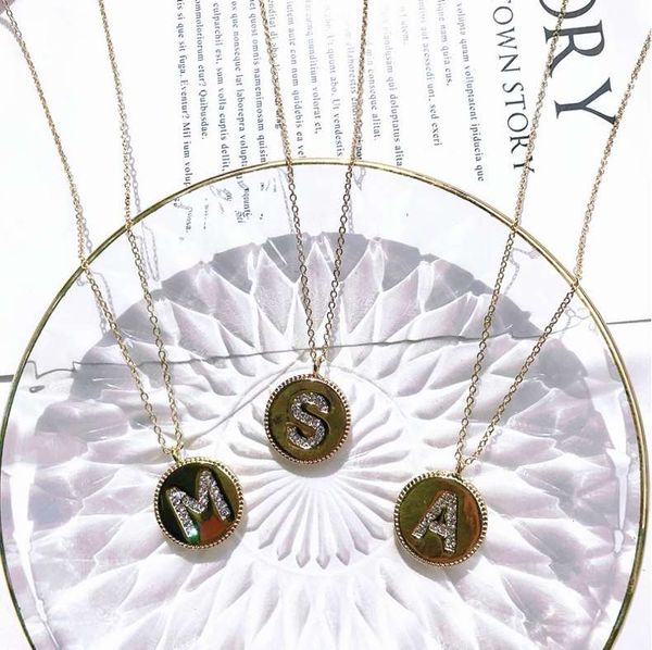 

letter necklaces men miami cuban necklace bling rhinestone jewelry classical iced out chains hip hop chains sale, Silver