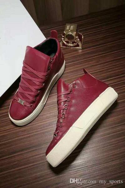 

arena men's leather sneakers luxury shoes kayne west trainers brand mens sneakers men brand fashion shoes, Black