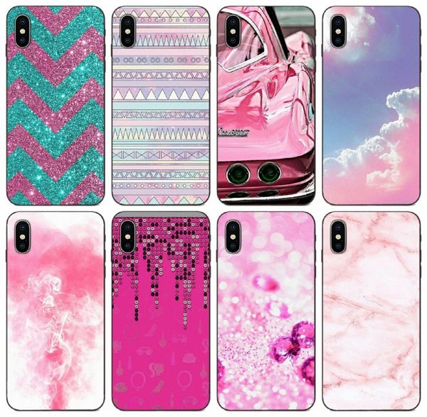 

[tongtrade] pink luxury case for iphone 11 pro x xs max xr 8s 8 7s 7 se galaxy s10 a6 a60 a6s huawei p20 p9 y6 sony xperia z4 vogue case