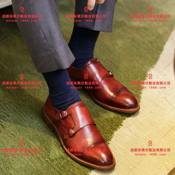 

round-toe europe and america men's business casual shoes sleeve loafers breathable flat heel men's shoes m22, Black