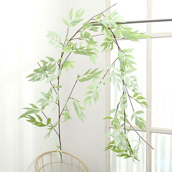 

170cm artificial vine fake greenery garland willow leaves wedding party decor