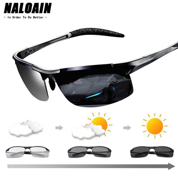 

naloain pchromic sunglasses polarized lens uv400 aluminium magnesium frame driving goggles for men fishing high quality