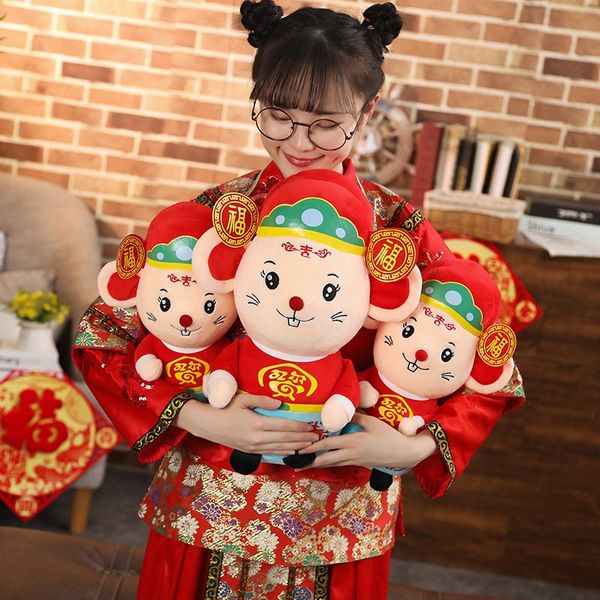 

plush rat mouse mascot doll animals 2020 chinese new year zodiac animal mascot toys gifts