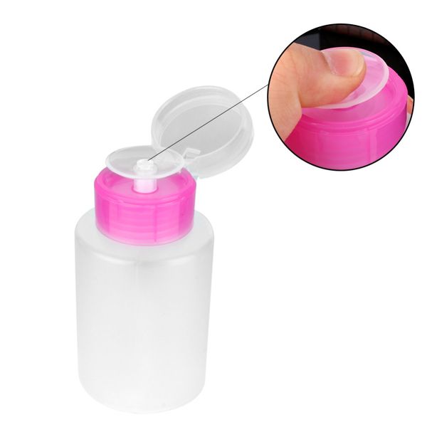 

original 60ml nail art empty pump bottle reusable containers dispenser container liquid bottles manicure polish remover tools