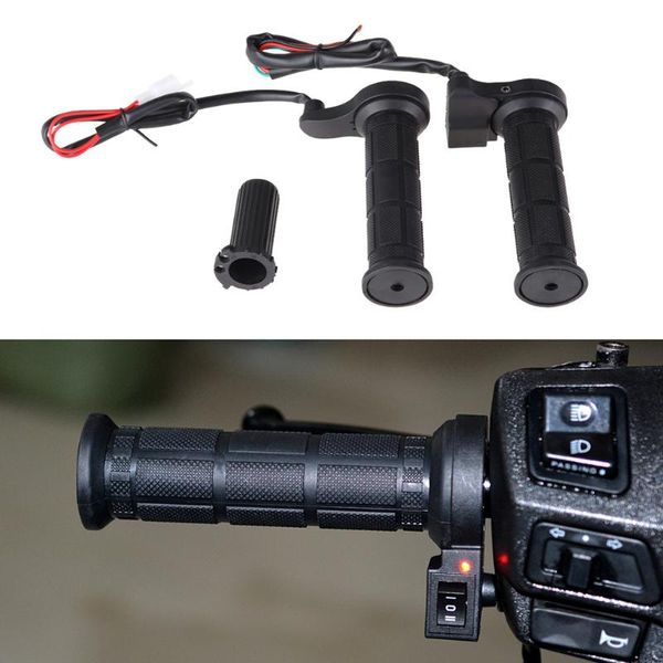 

22mm electric hand heated molded grips atv warmers motorbike heating handle motocicleta heated grips set motorcycle handlebars