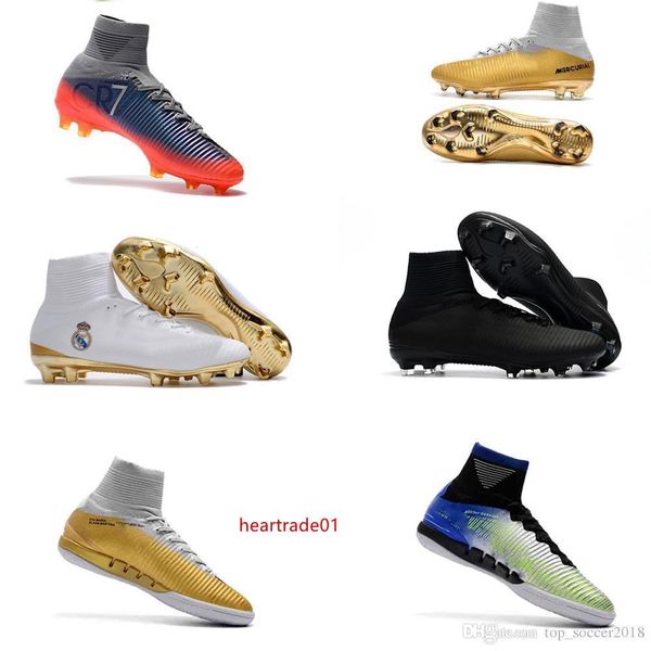 

mens high kids soccer shoes mercurial cr7 superfly v fg boys football boots magista obra 2 women youth soccer cleats cristiano ronaldo