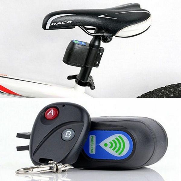 

anti-theft велосипед lock велоспорт замок безопасности беспроводной пульт дистанционного управления сигнал тревоги вибрации 110db велосипедо