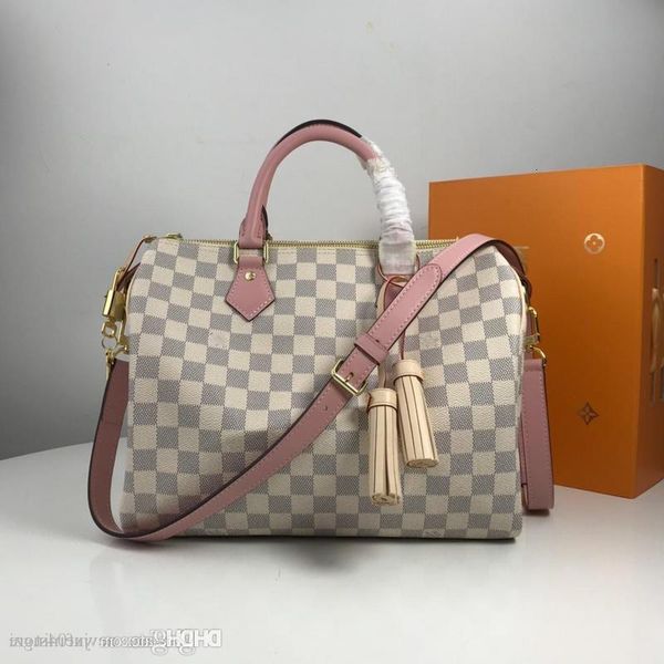 

2 41373 30 21 17 speedy bandouliere way hand bag damier azur n size:x1xcm
