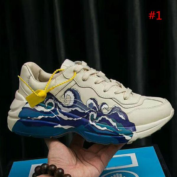

020 paris fashion luxury designer dad shoes sneakers men's and women's shoes spring street couple shoes, Black