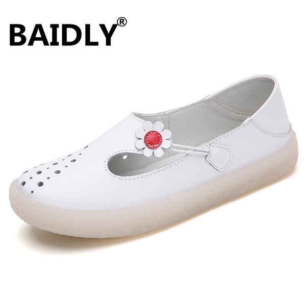 

women loafers shoes leather slip on walking shoes white sneakers casual ballet flats, Black
