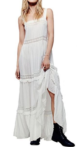 

r.vivimos women summer sleeveless casual long dress, Black;gray