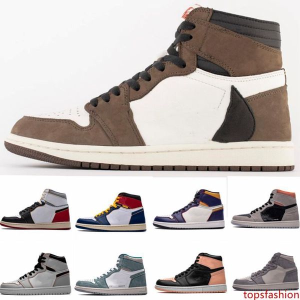 

2019 og authentic new travis cactus jack 1 la union 1 sb count purple light bone turbo green men basketball shoes athletic sneakers