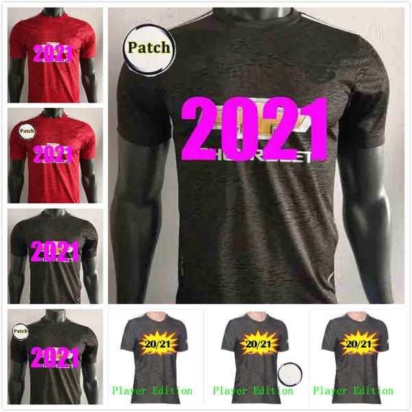 

игрок версия манчестер 2020 рубашка футбол 2021 rashford bruno fernandes трикотажных изделий футбола боевых джеймс объединил утд 20 21 людей, Black;yellow