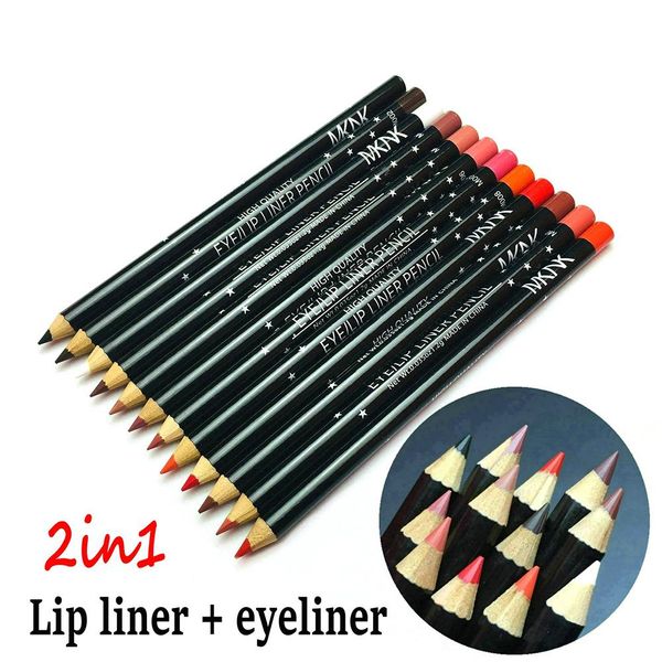 

dsstyles 12 colors/set waterproof lip liner makeup matte lipstick pencil lip make up cosmetics tools