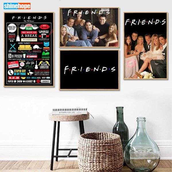 

custom friends tv show poster canvas poster 30x45cm,40x60cm art home decoration cloth fabric wall print silk fabric