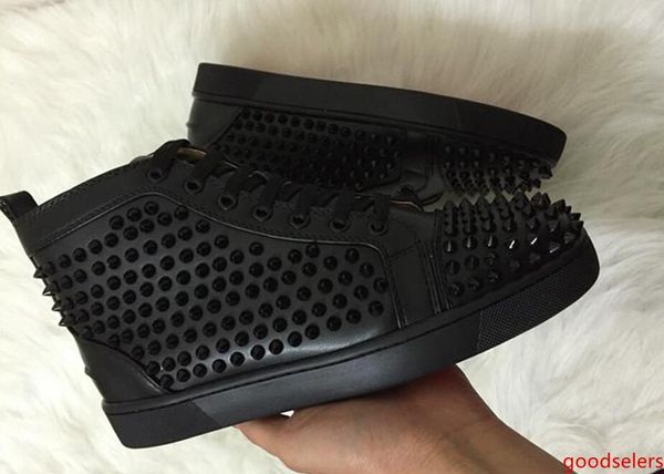 

princetown shiny studded spikes shoes sneakers spikes orlato party trainers mens genuine leather arena shoes