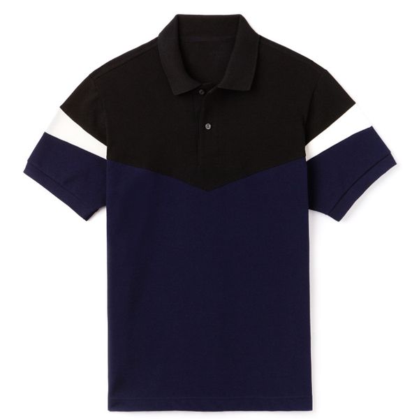 

polo crocodile mens designer polo shirts version fashion luxury france brand regular fit color block high quality, White;black