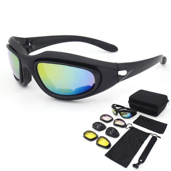 

1set uv400 motorcycle goggles cycling sunglasses hiking outdoor sports riding driving sun glasses wind resistance eyewear