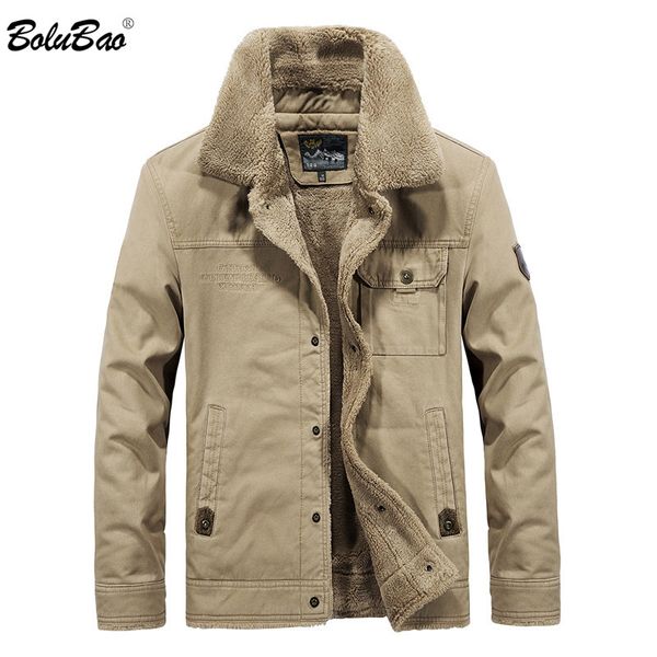 

bolubao fashion brand men jackets 2019 new men cotton style jacket pocket man outwear jackets clothing, Black;brown