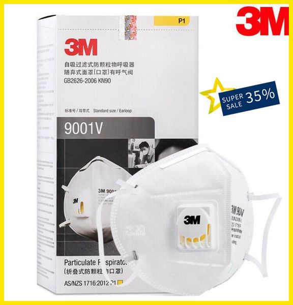 

3m 9001 маска с респиратором 9041v маска антипылезащитная пылезащитная pm2. 5 защитная маска многоразовая ушная петля vs n95 ffp2