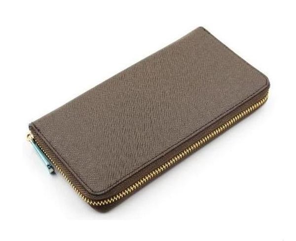 

2019 new fashion real leather wallet genuine leather zippy wallet withdust bag and box ing, Red;black