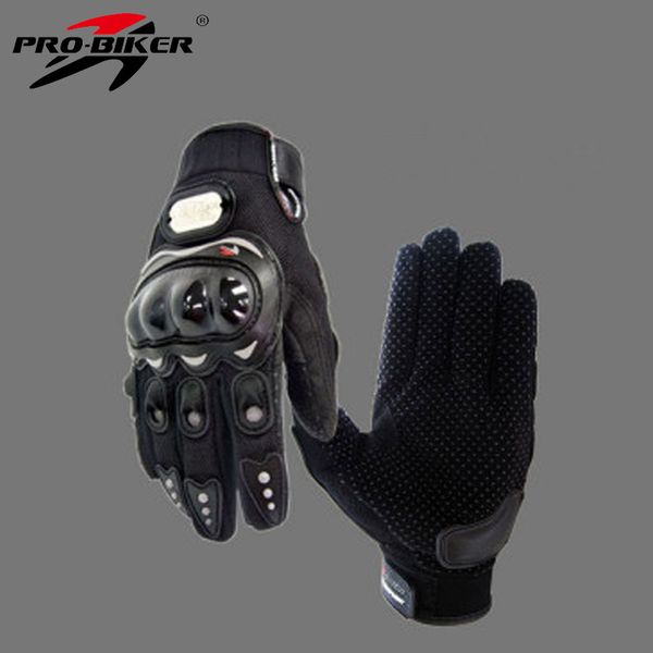 

pro-biker motorcycle gloves motocross gloves guantes moto luvas bicycle racing full finger & half-finger, Black
