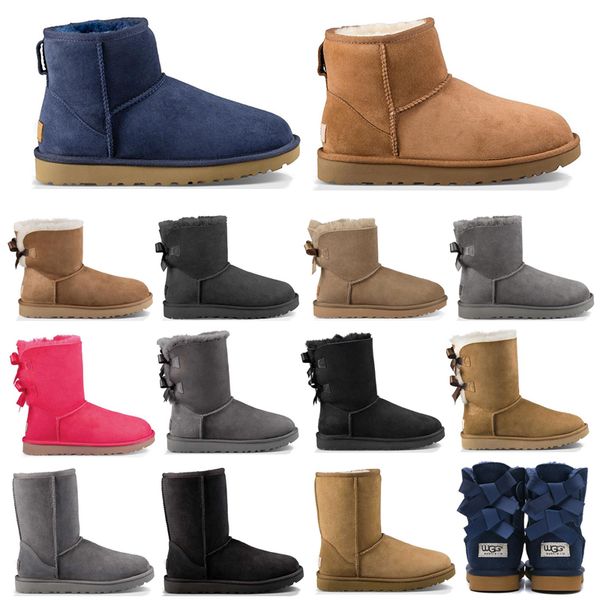 

новый boots модельер женская лодыжка зимняя австралия сапоги каштановые высокие bailey bowknot женские работа снег над коленом бедра сапог с, White;red