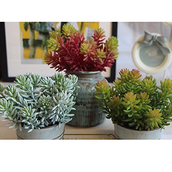 

fake echeveria unpotted faux succulent plant houseplants wall simulation flower microlandschaft decorative fake succulents color