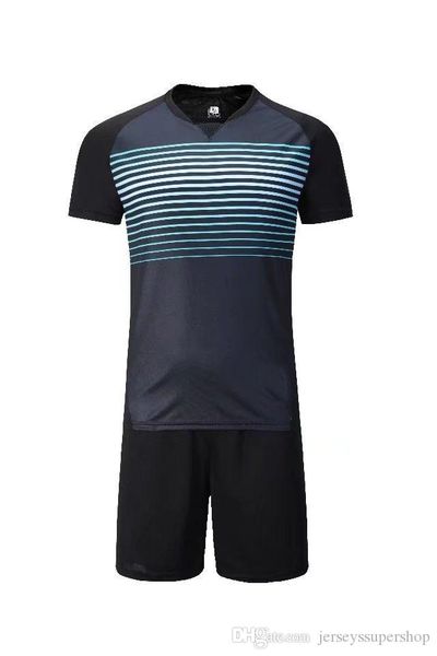 

19 black lastest men football jerseys outdoor apparel football wear juv suit