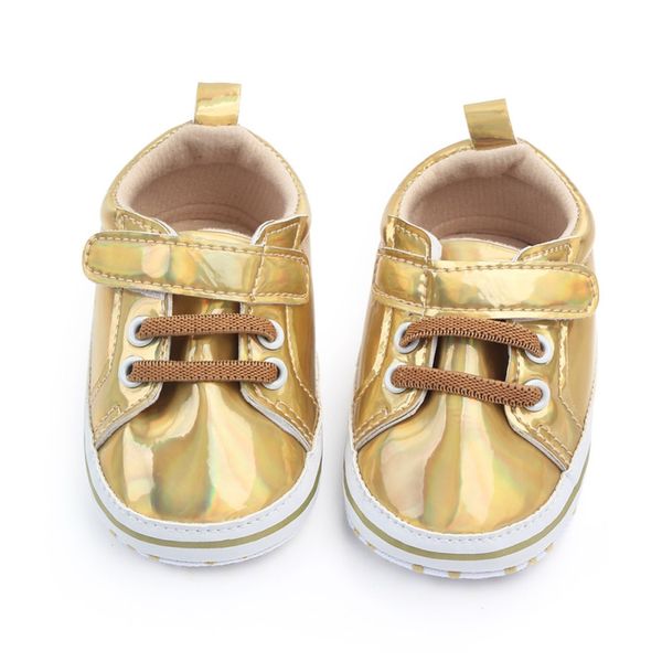 

newborn first walkers baby boy girl soft sole crib shoes warm boots anti-slip sneaker pu breathable solid shoes 0-18m