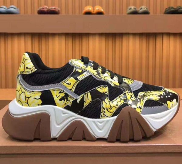 

medusa sneakers chain reaction platform casual shoes for mens womens black white fashion trainers link-embossed sole men trainers 12 t01