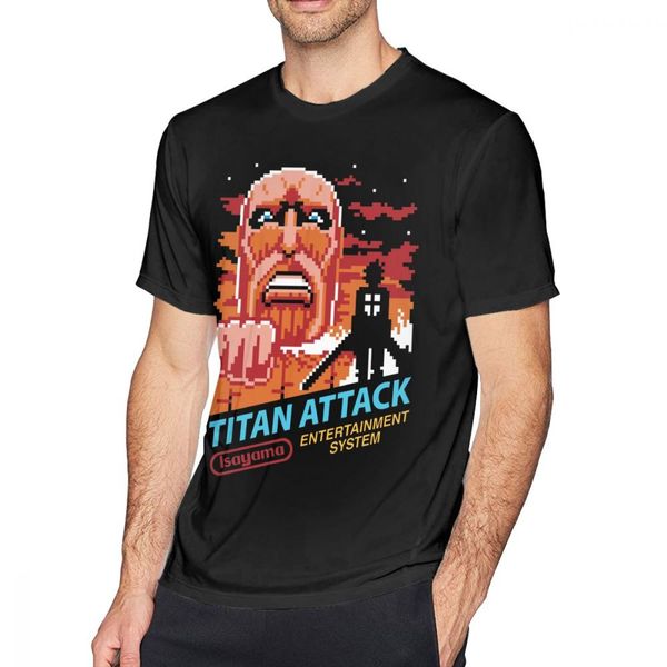 

attack titan t shirt titan attack t-shirt short sleeve 100 percent cotton tee shirt printed awesome men basic oversized tshirt, White;black