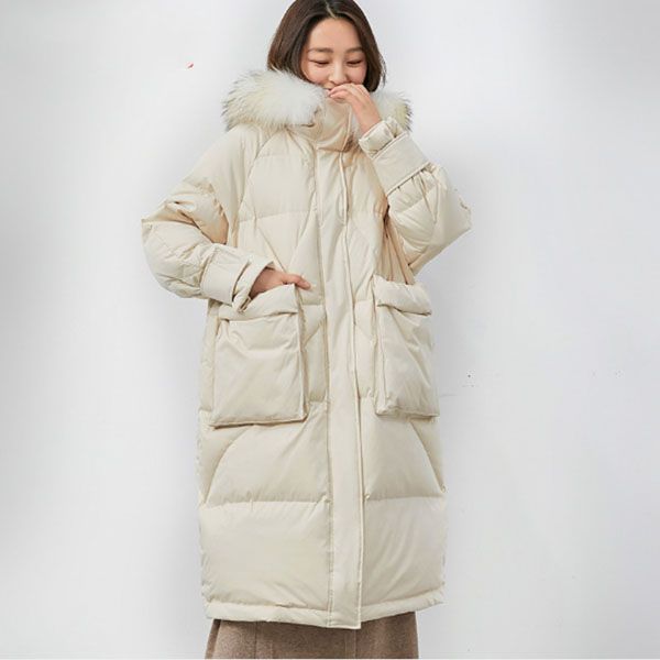 

winter jacket women long parka thick duck down coat jackets 2019 hooded warm parkas winter coats women snow waterproof outwear, Black